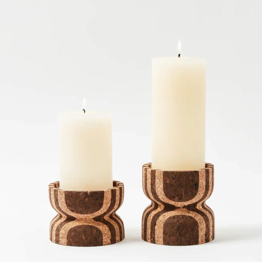 Anni Cork Candle Holders