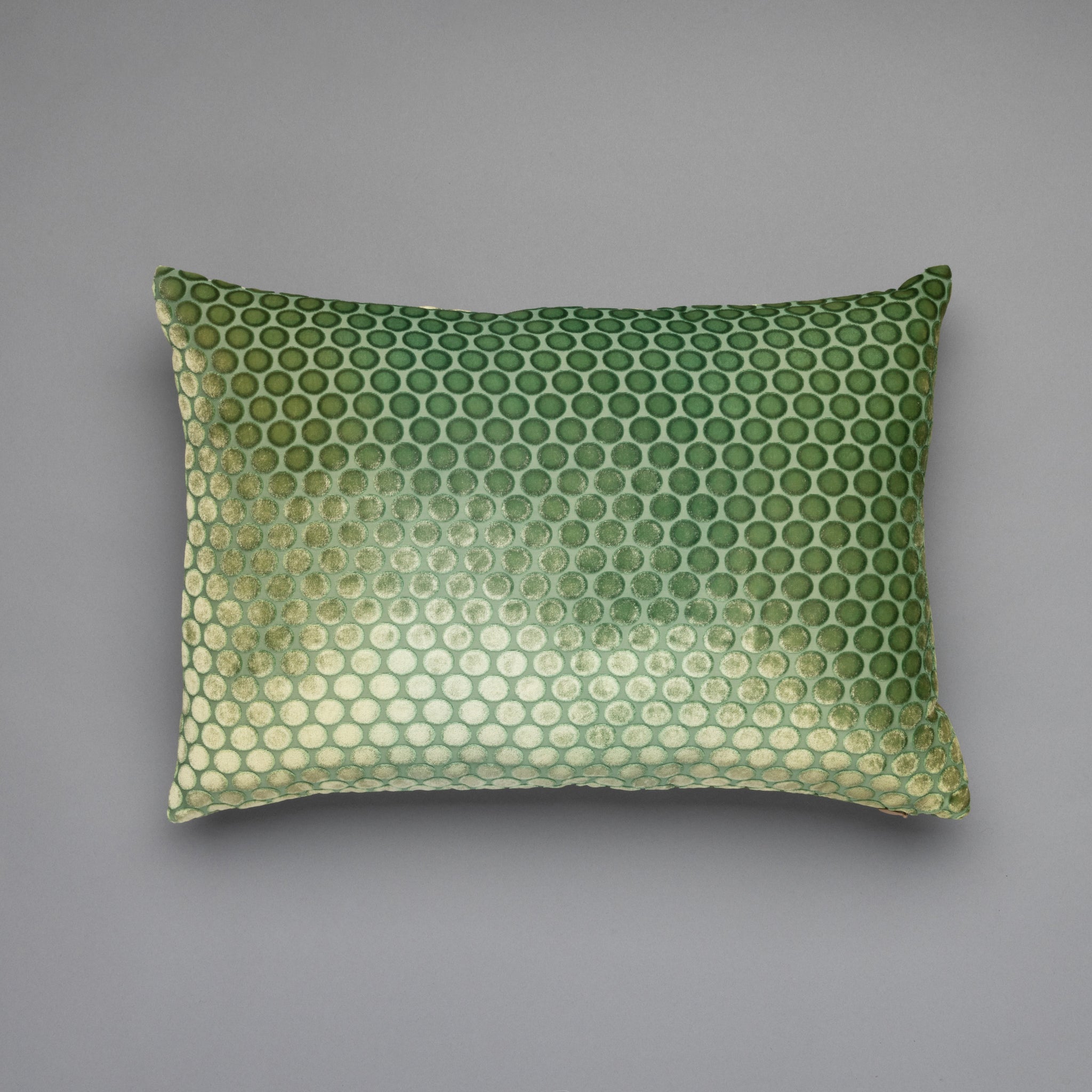 Ombre Velvet Dots Lumbar Pillows