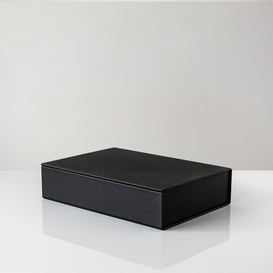 Leather Bookboxes in Black