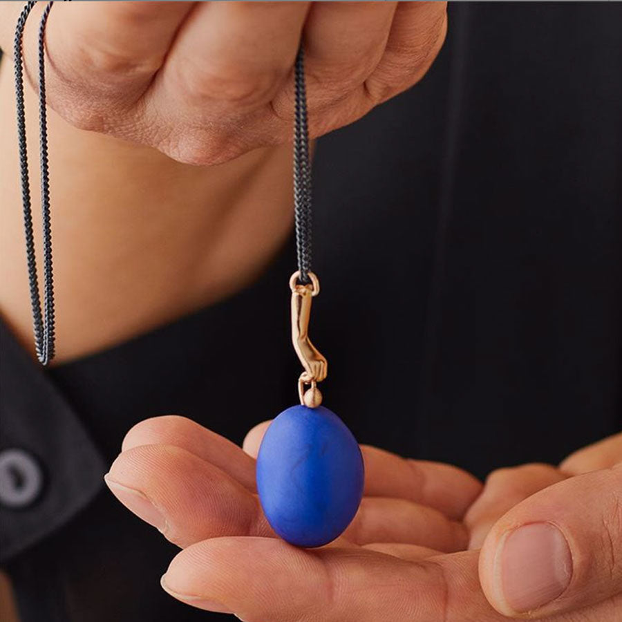 Egg In Hand Necklace