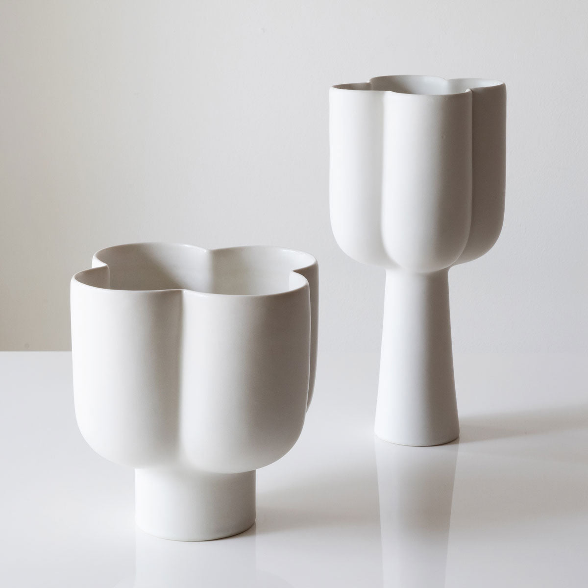 Mesola Quatrefoil in Alabaster