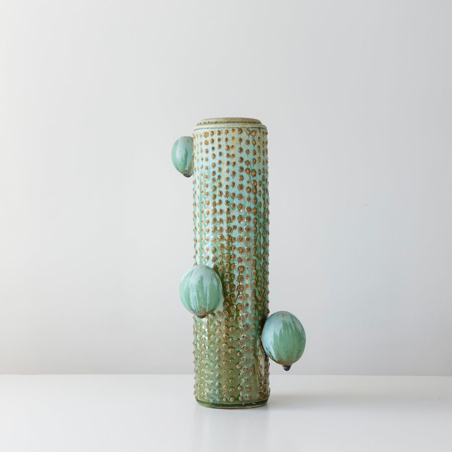 Turquoise Tall Vessel