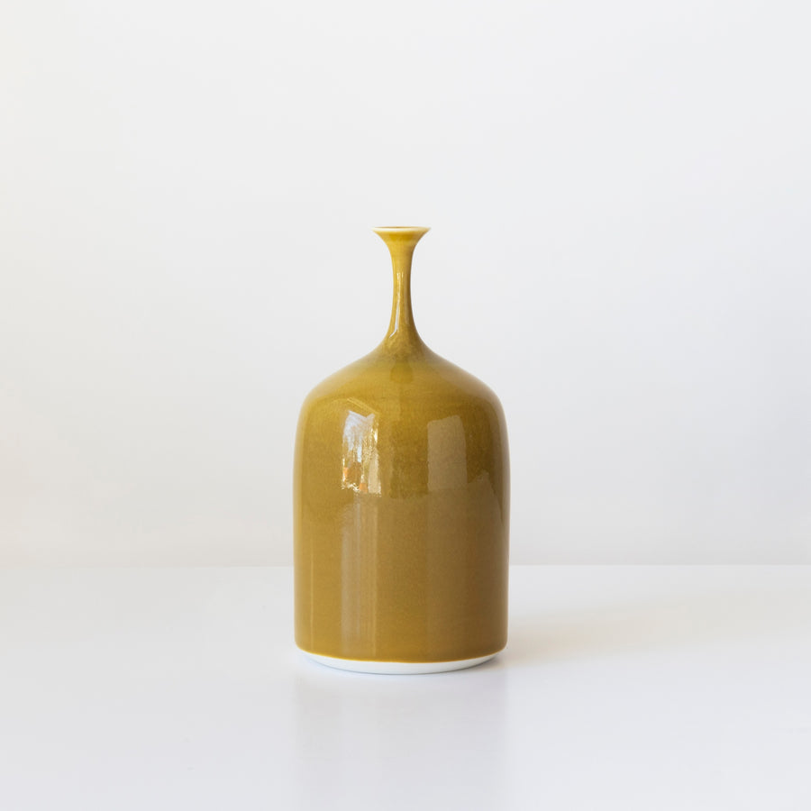 Yellow Bottle and Pod Vases