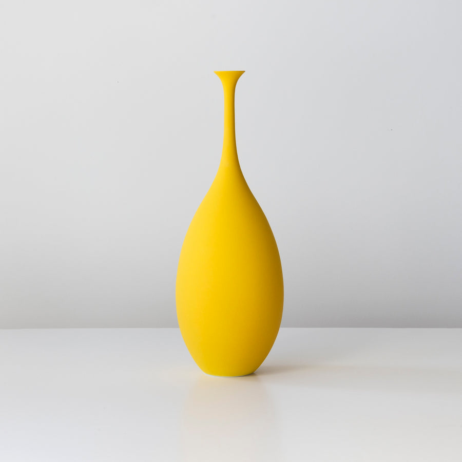 Yellow Bottle and Pod Vases