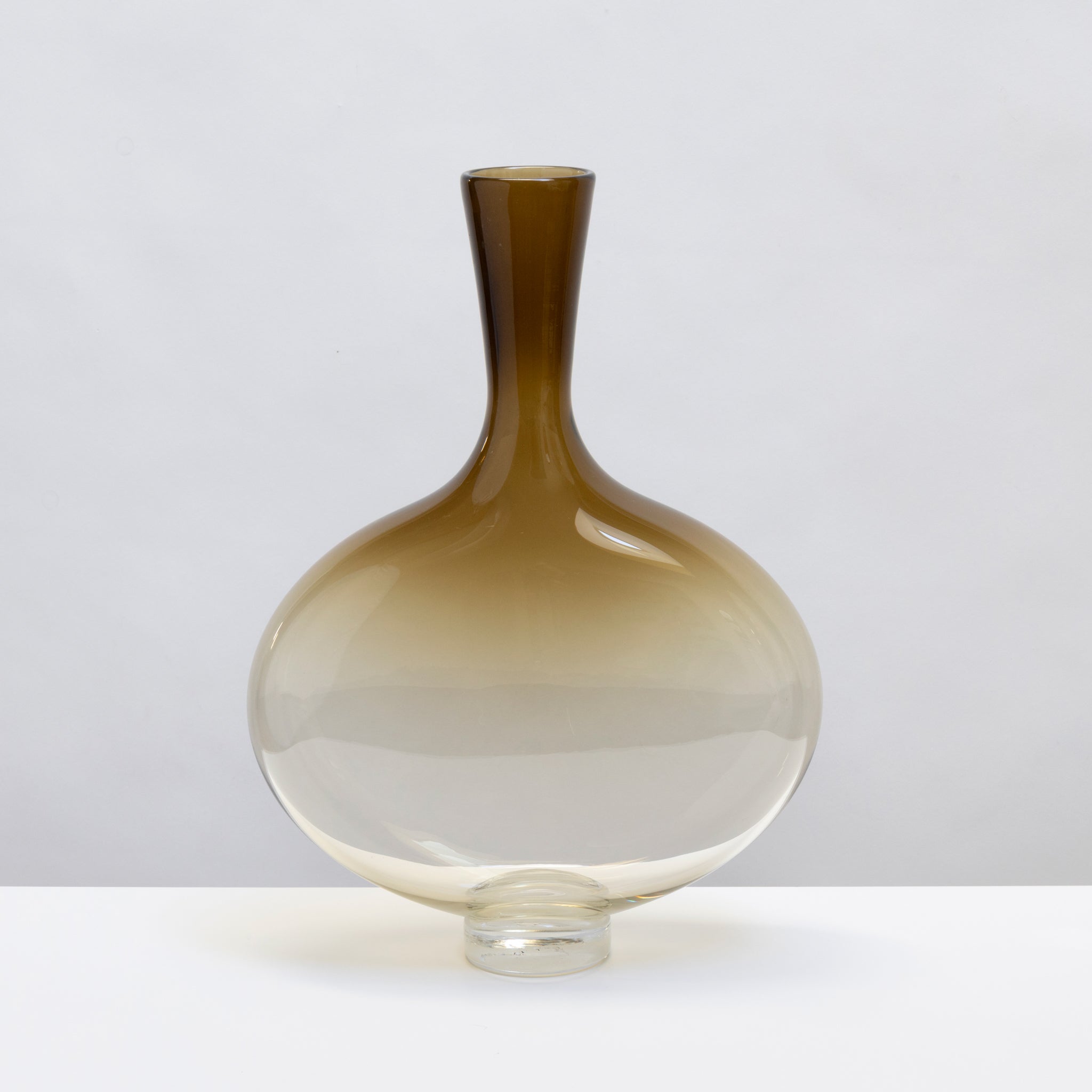 Hand Blown Glass Vessels in Bronze