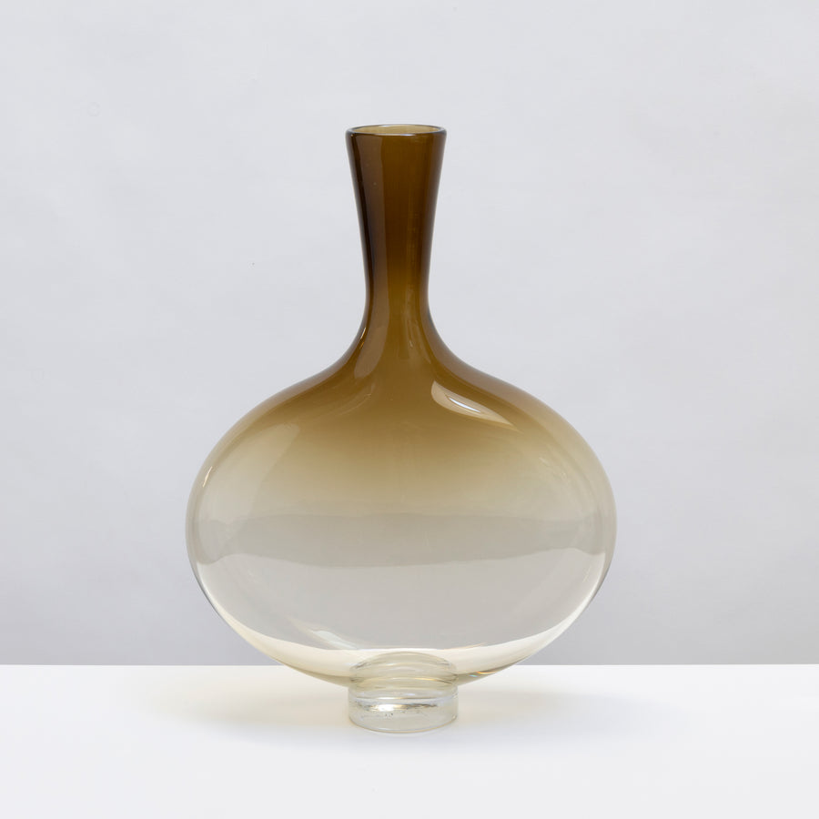 Hand Blown Glass Vessels in Bronze