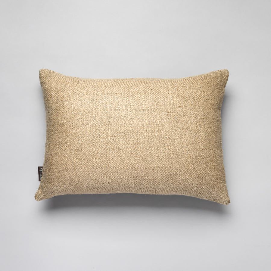 Natural-Indigo Lumbar Pillow