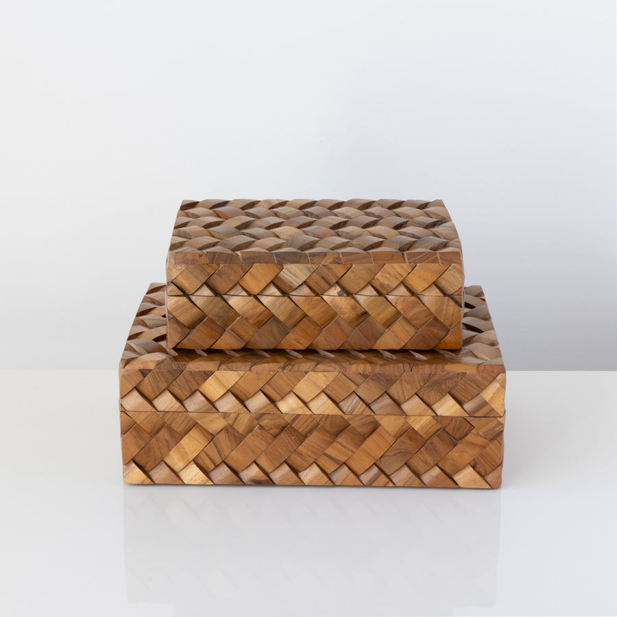 Natural Weave Boxes