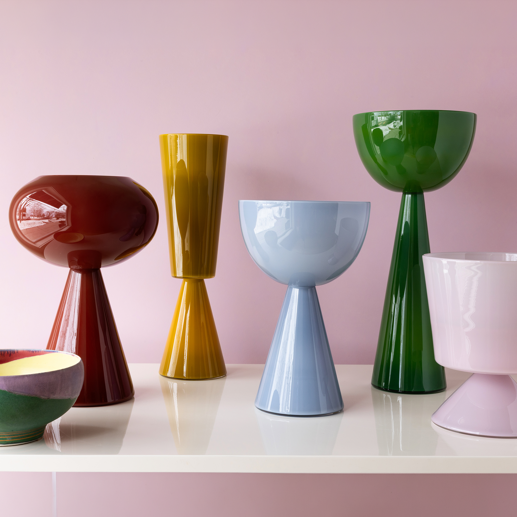 Fiorelli Tapered Cylinder in Mustard