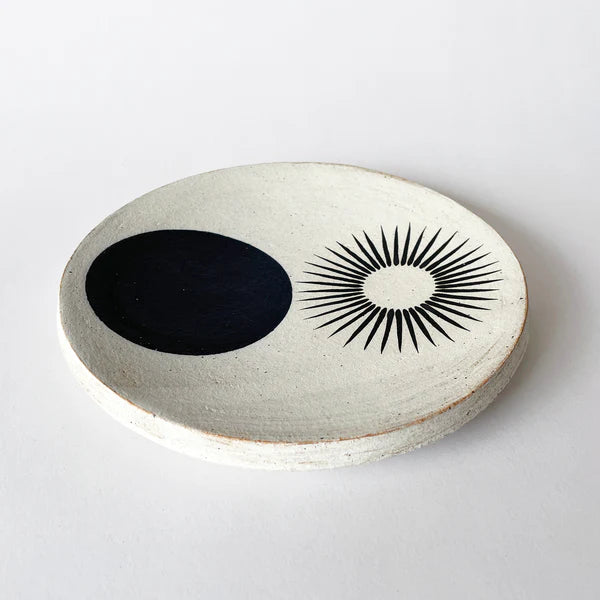 large sun & indigo dish