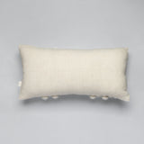Wooly Bumps Long Lumbar Pillow in Natural White