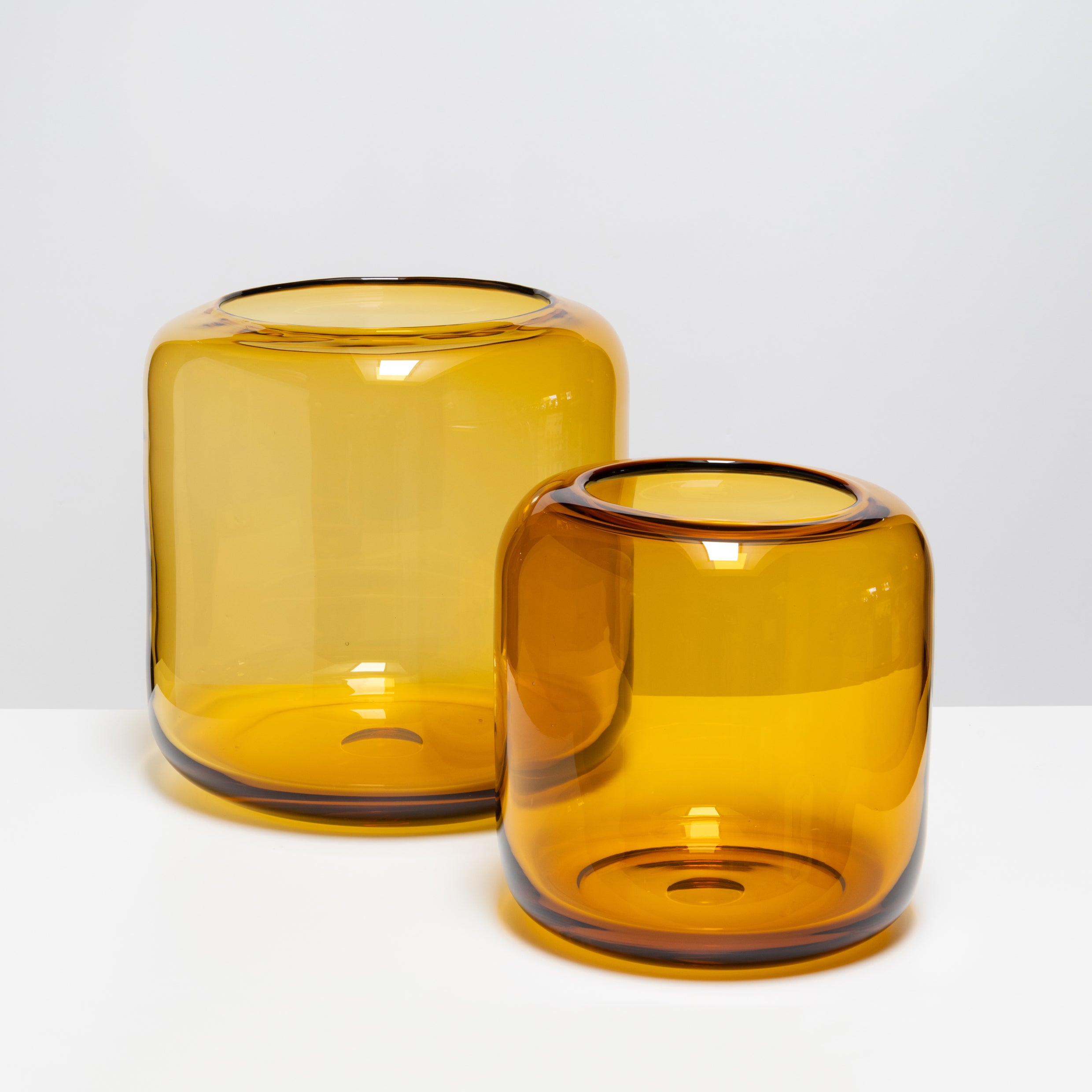 Mazurka Vases in Amber