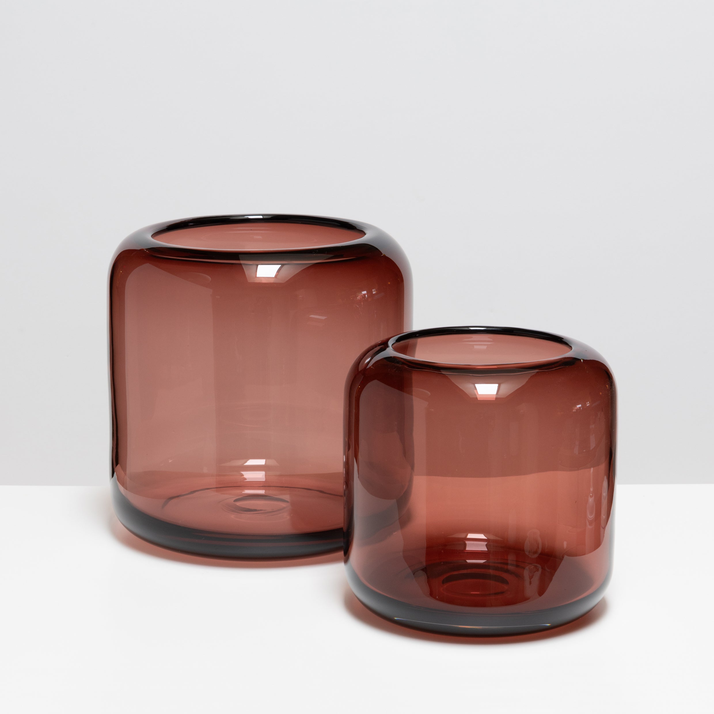 Mazurka Vases in Burgundy