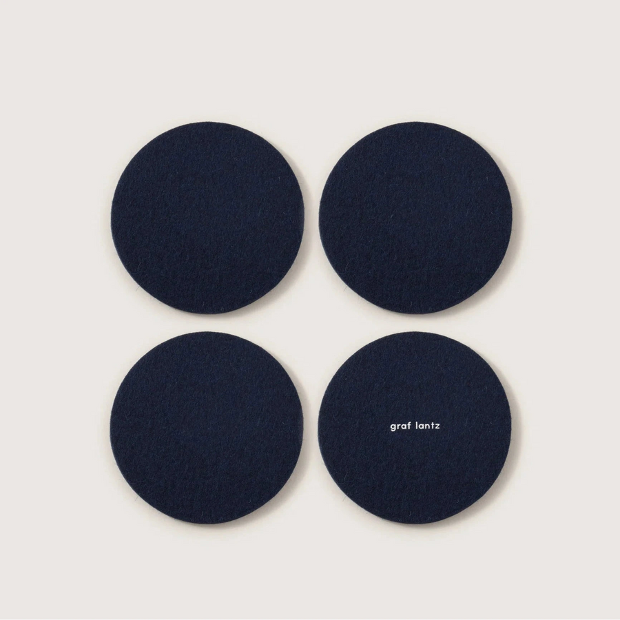 Color Round Felt Coasters