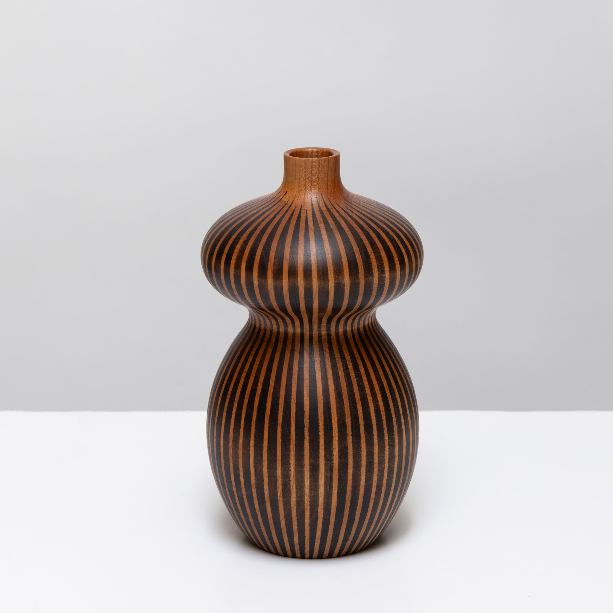 Cherry Wood Vase