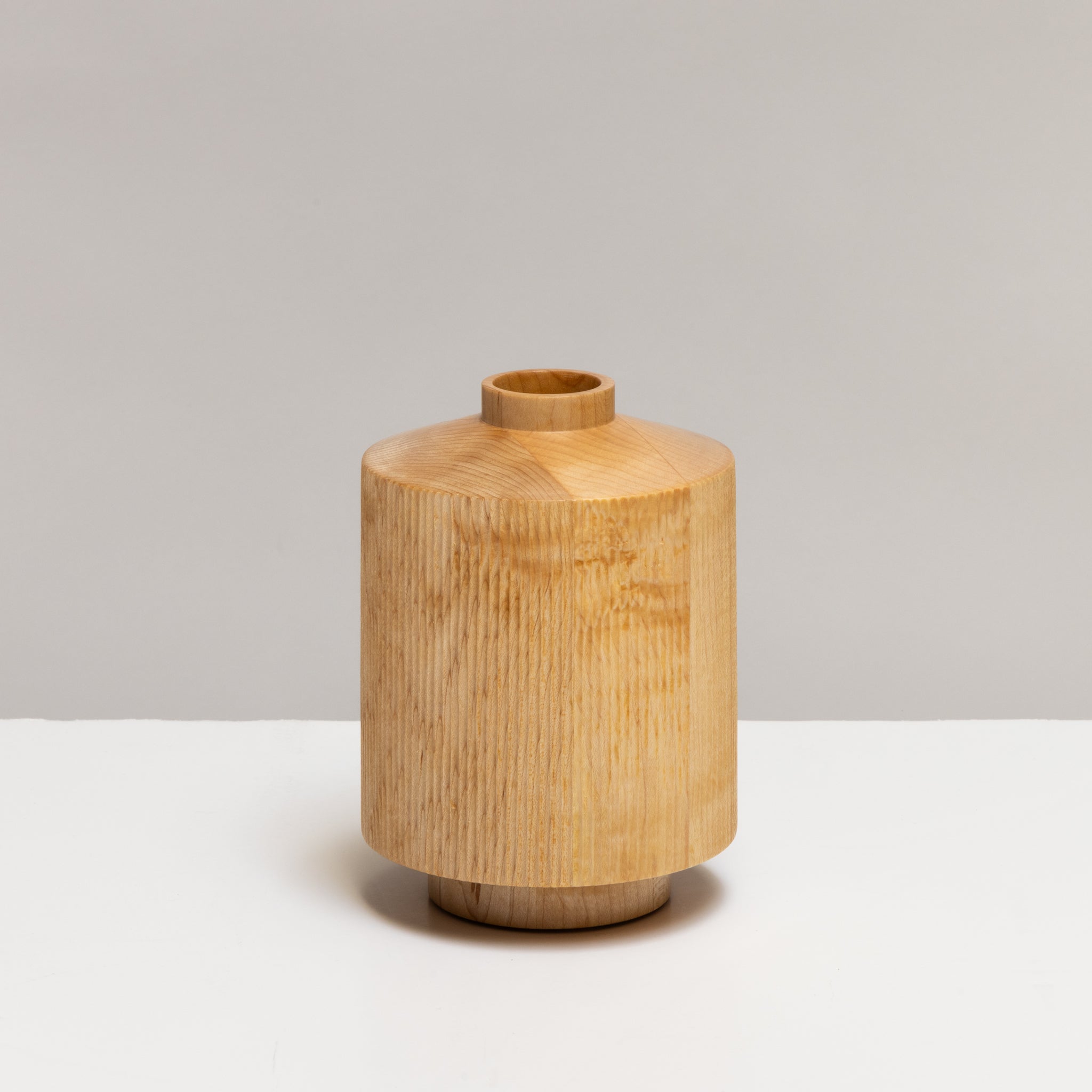 Ambrosia Maple Carved Vase