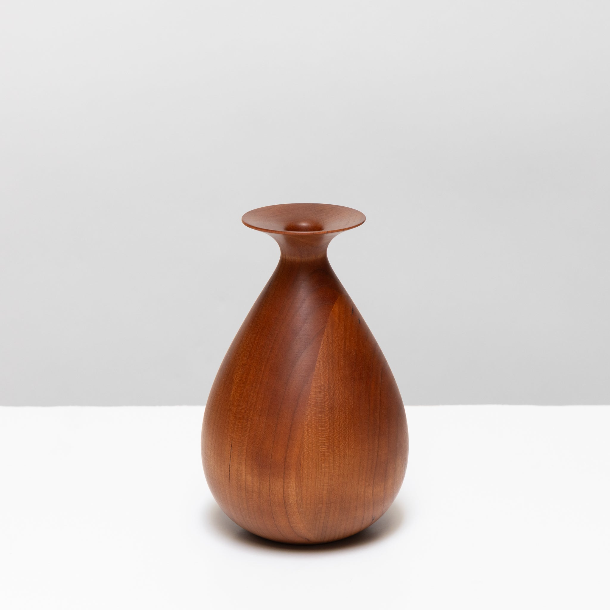 Cherry Wood Vase