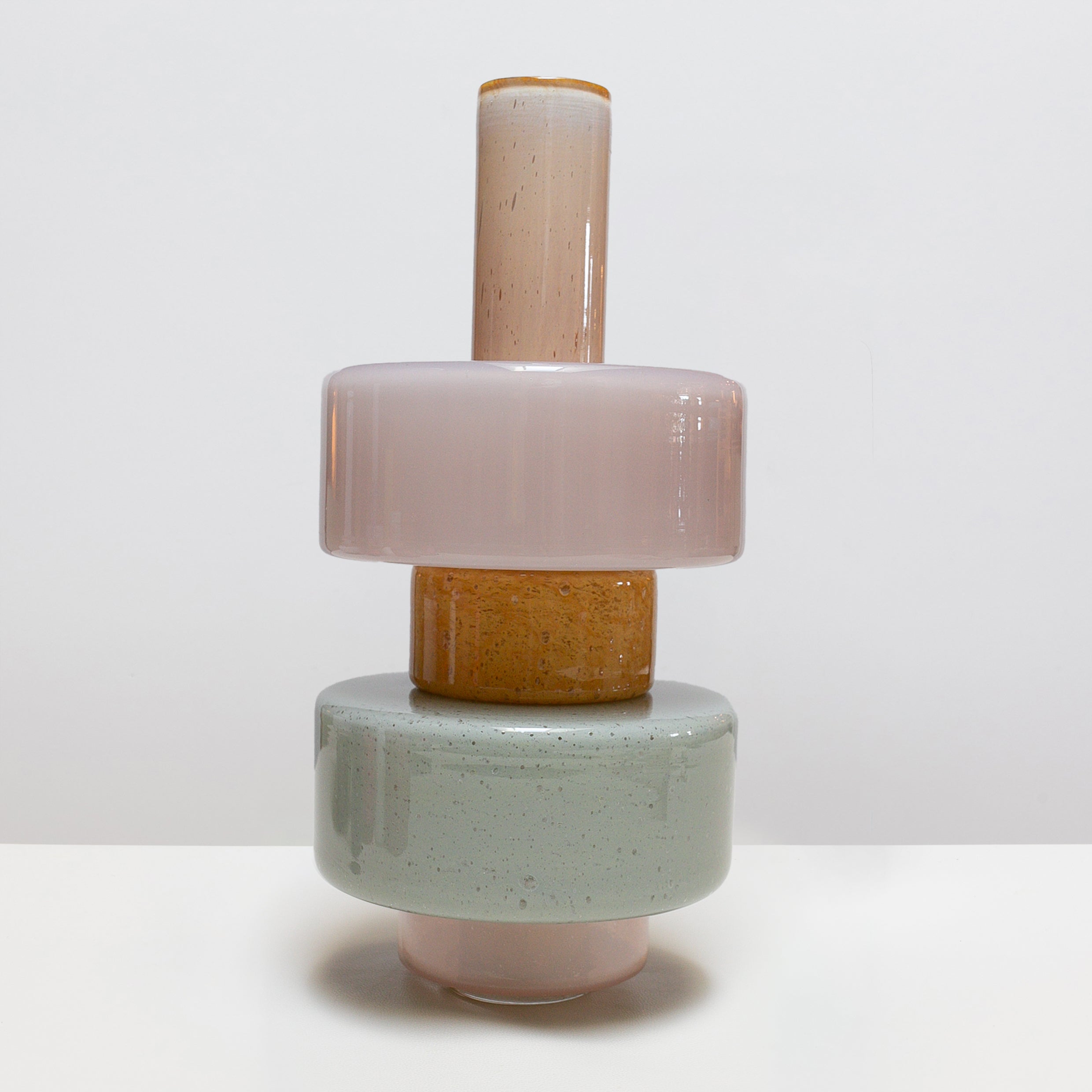 Charm Pastel Glass Vase