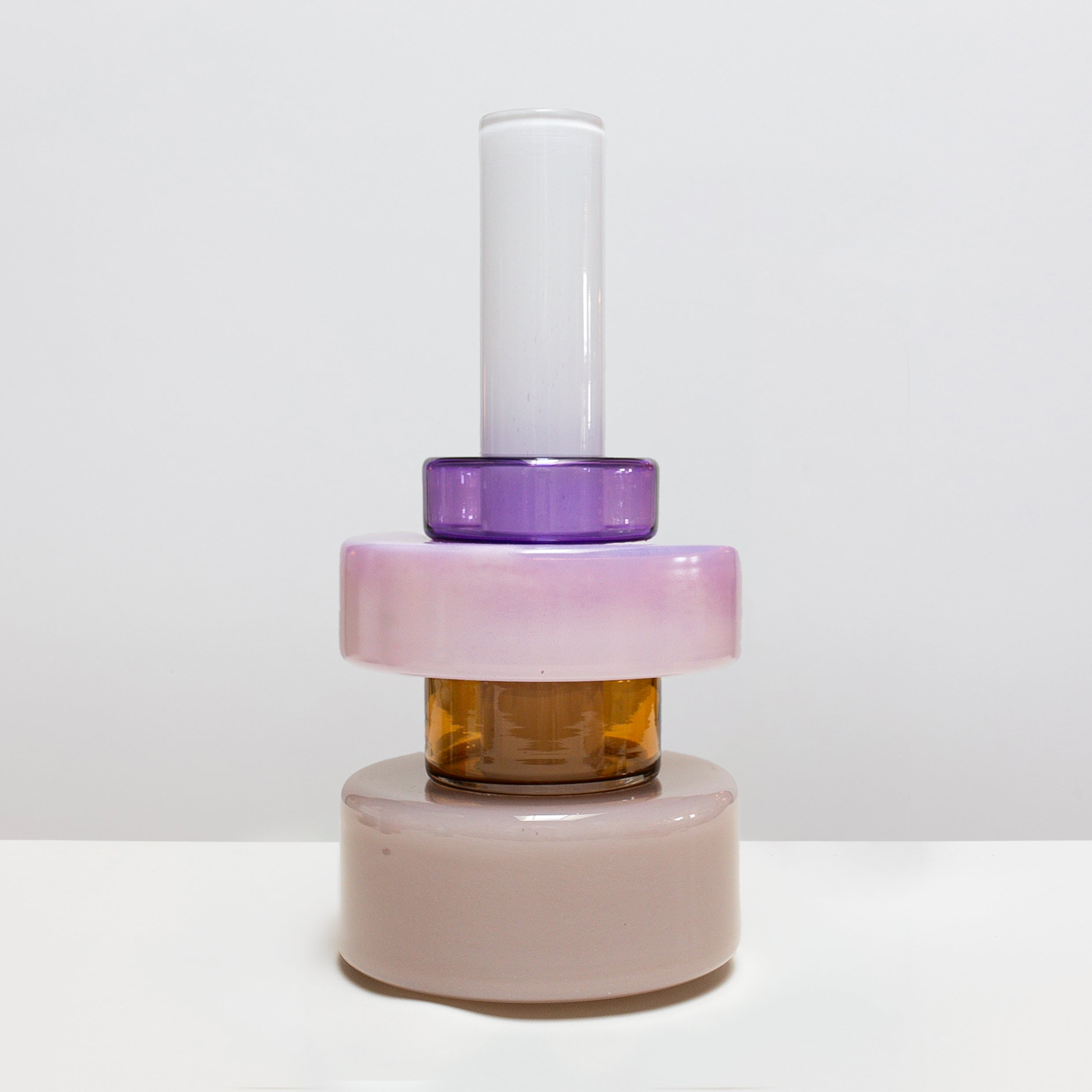 Charm Purple Glass Vase