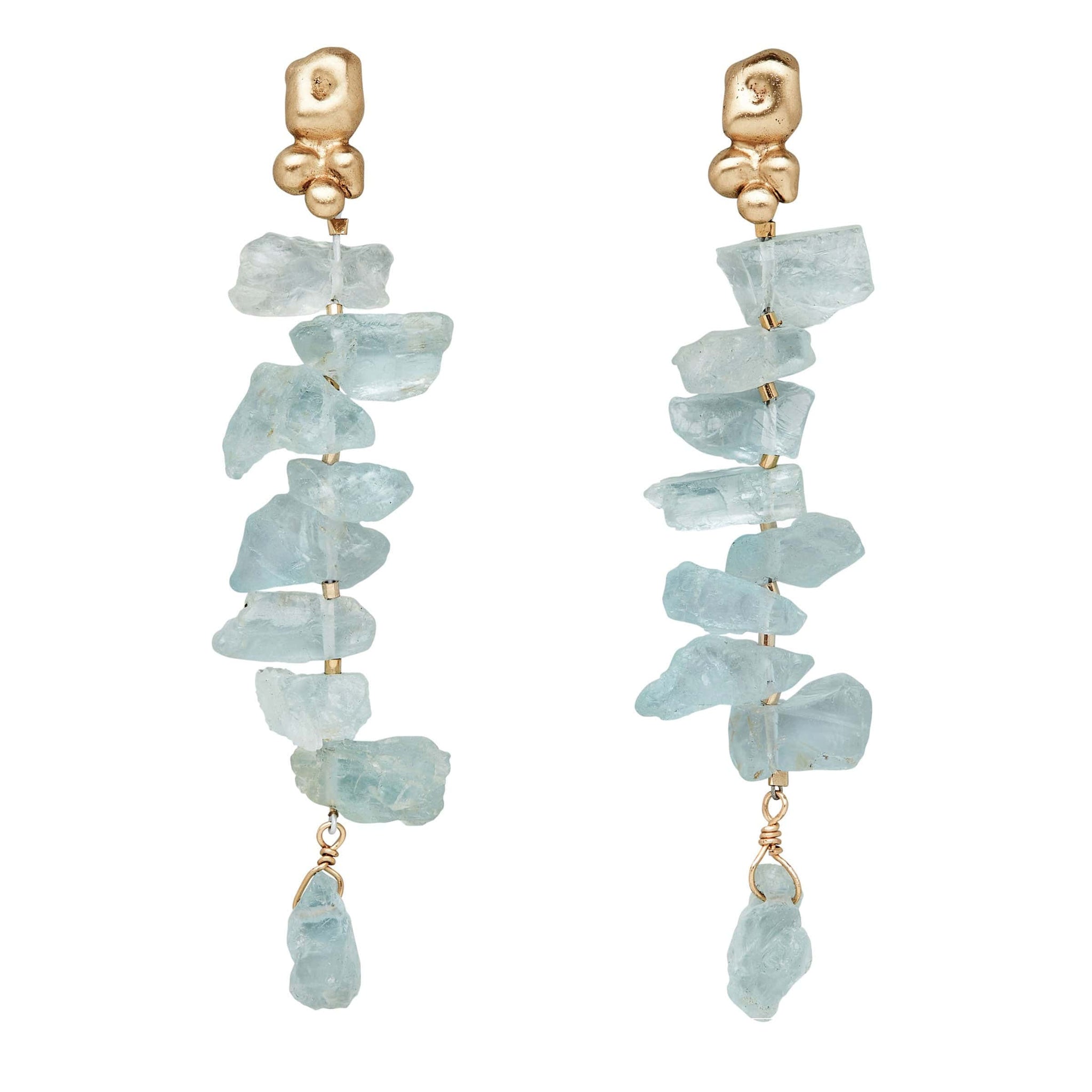 Petite Ore Aquamarine Earring