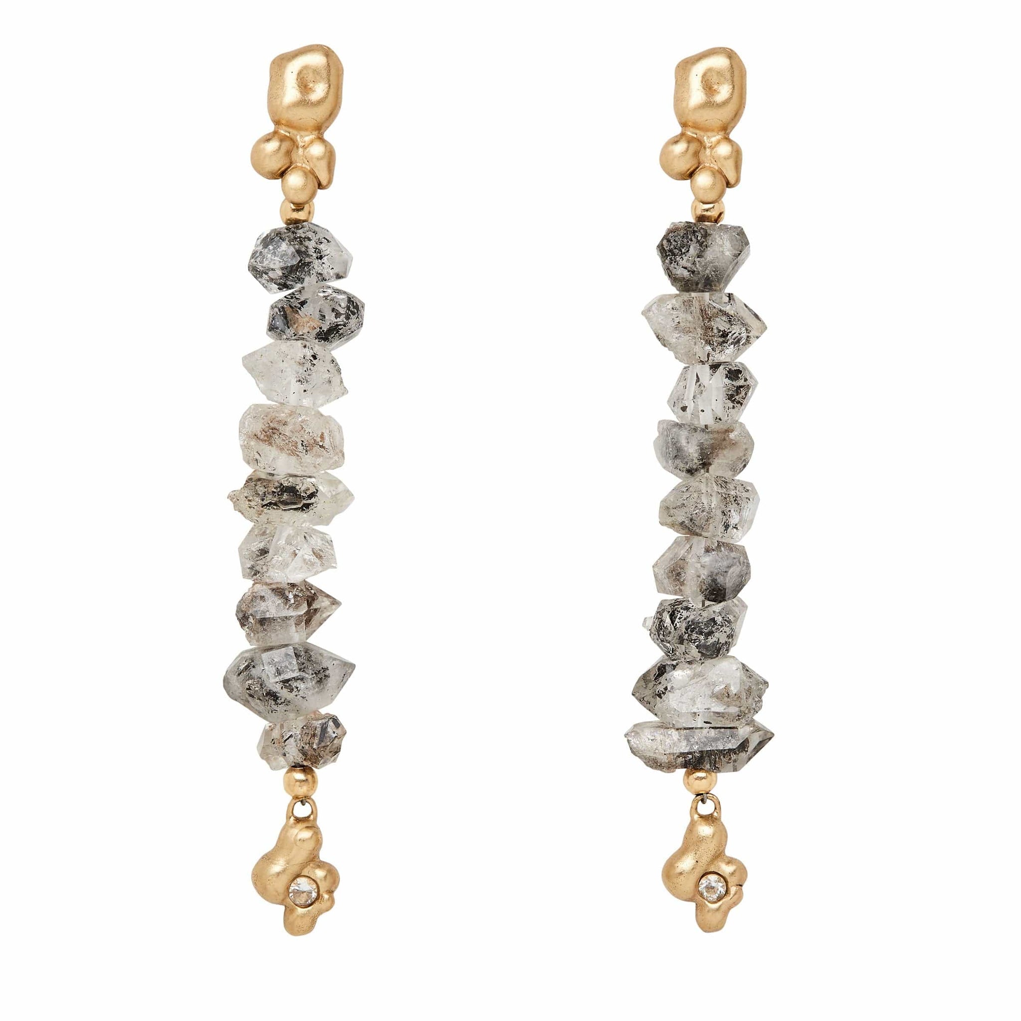 Petite Ore Herkimer Diamond Earings