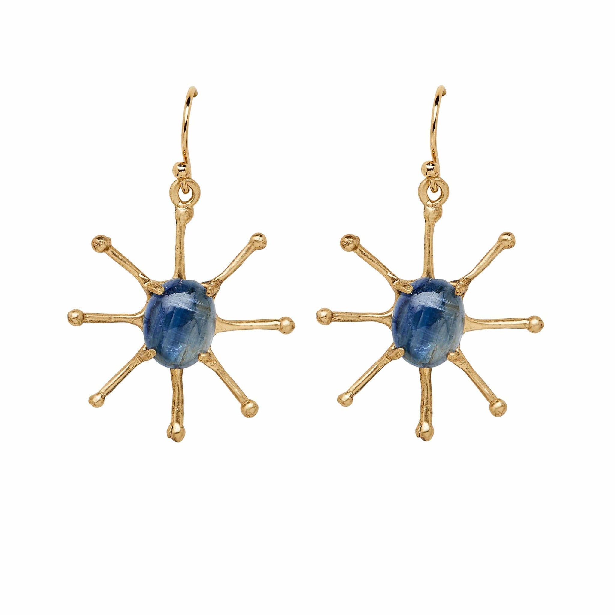 Stella Kyanite Earring, bronze