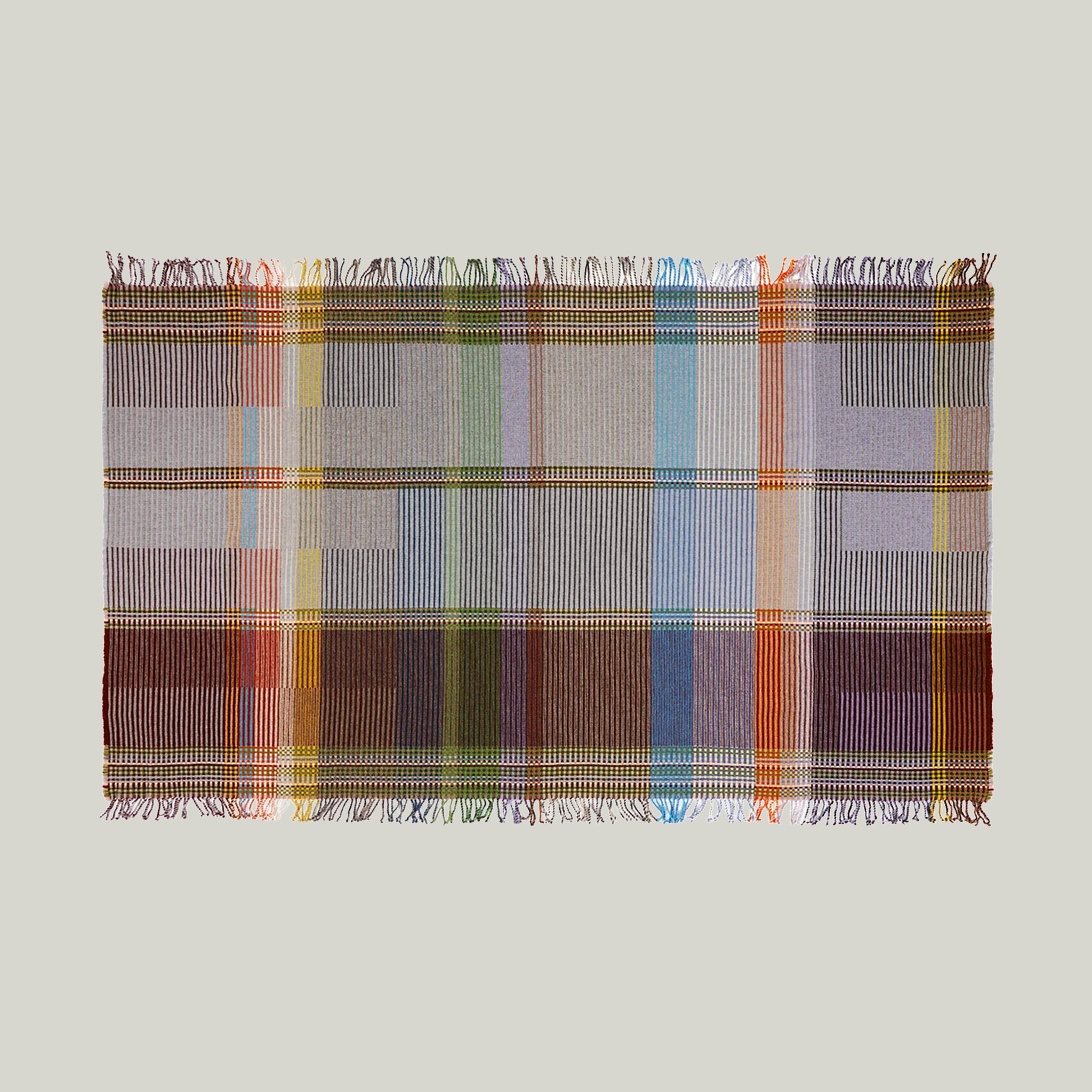 Pinstripe Wool Throw