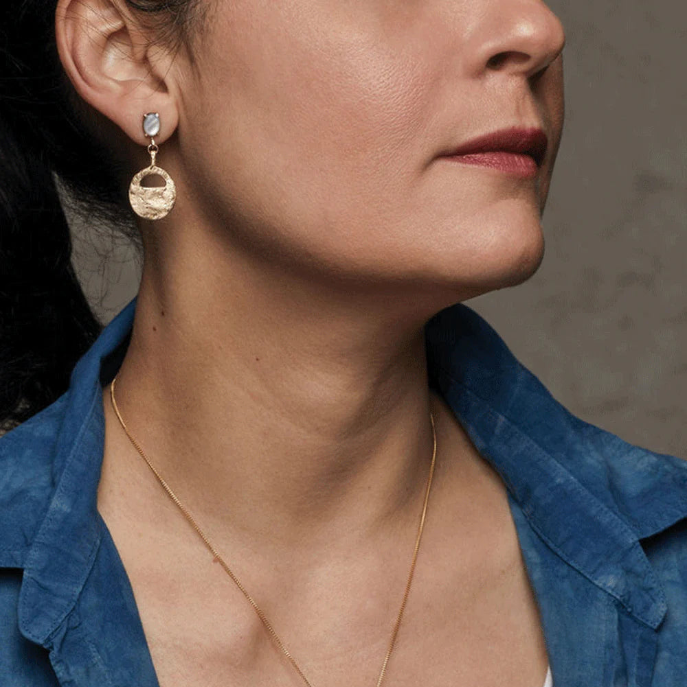 Artifact Mother of Pearl Earring