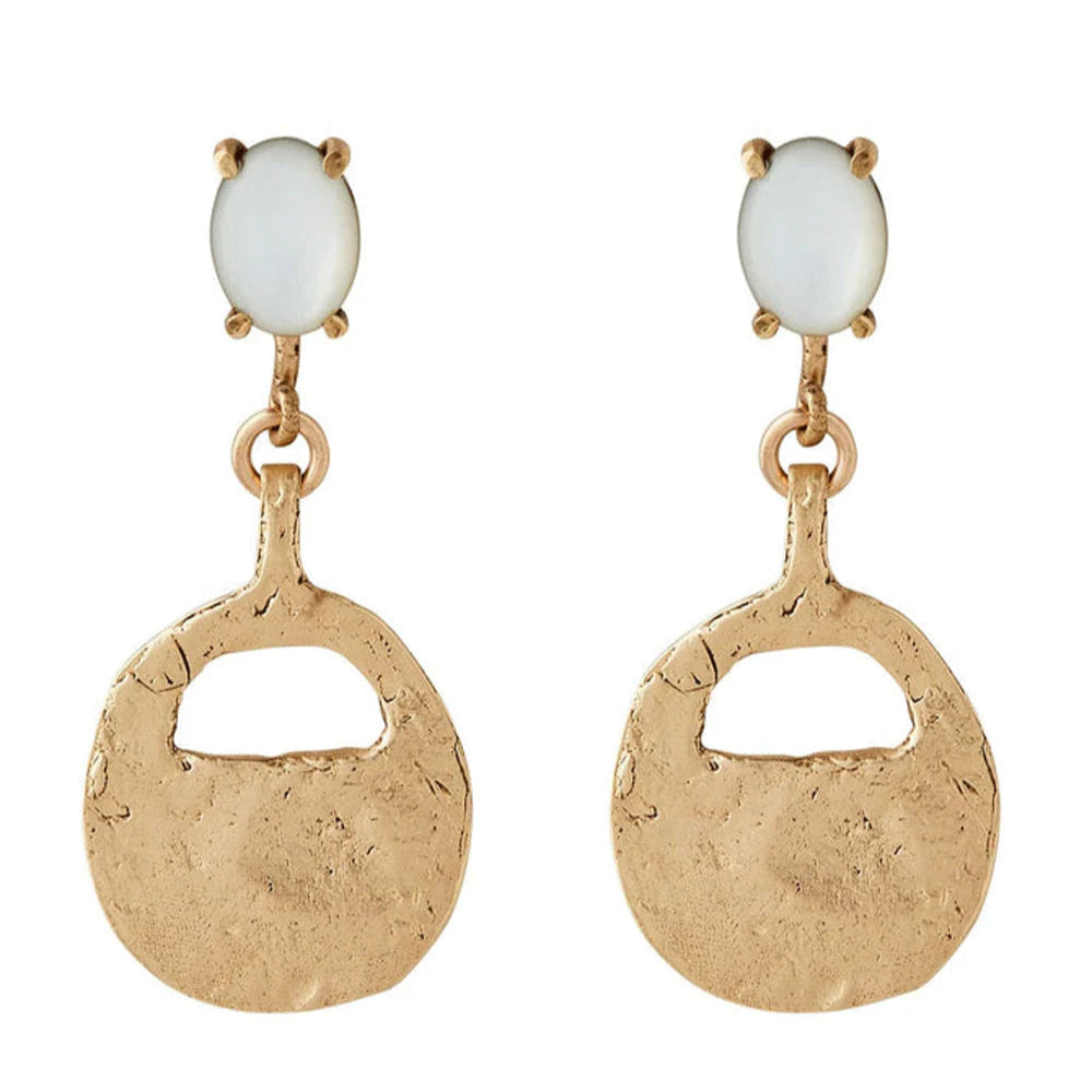 Artifact Mother of Pearl Earring