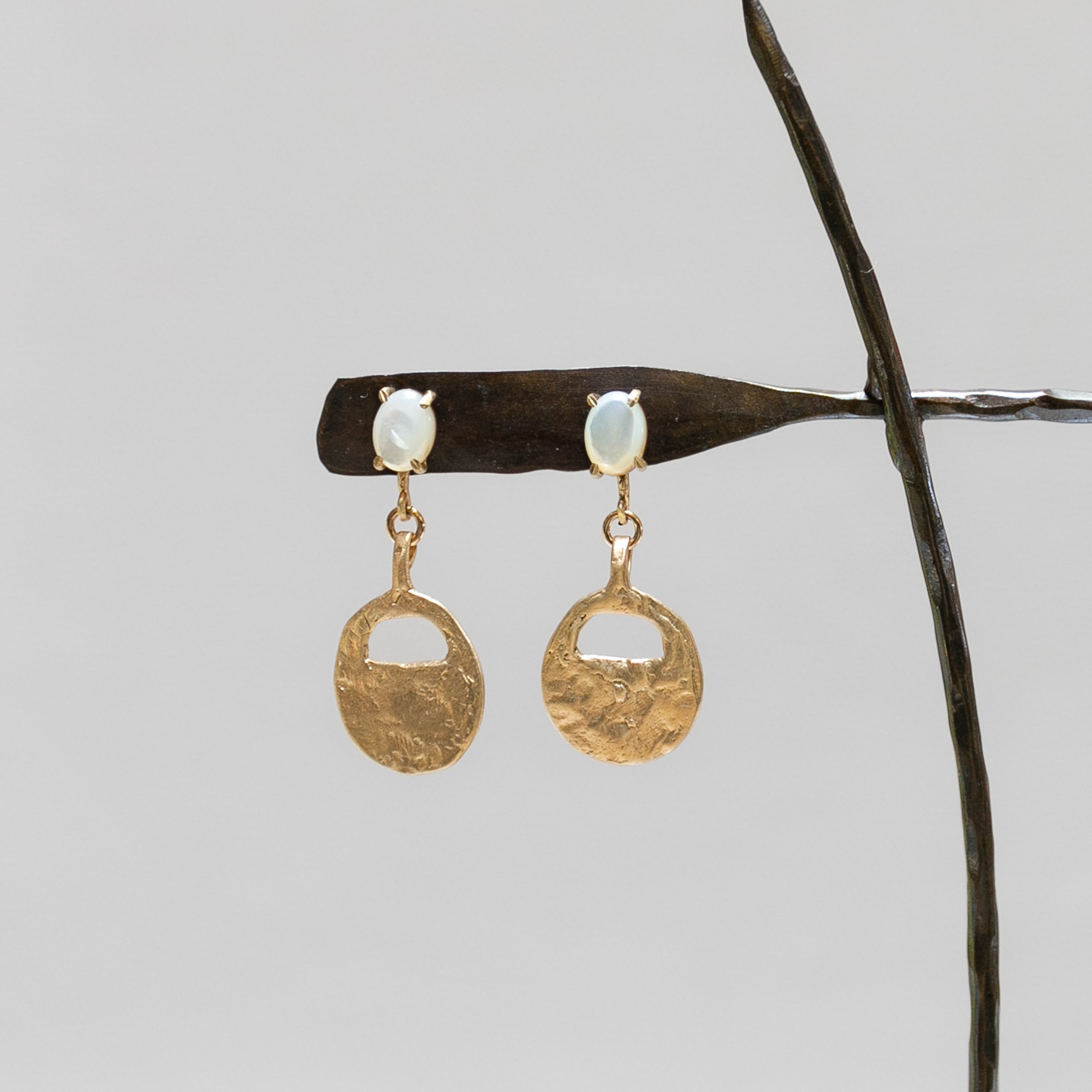 Artifact Mother of Pearl Earring