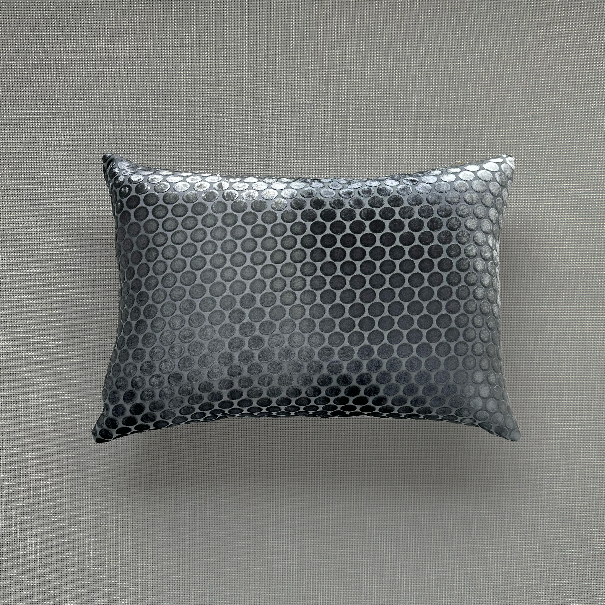 Ombre Velvet Dots Lumbar Pillows