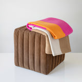Bottoni Blanket in Peach Orange