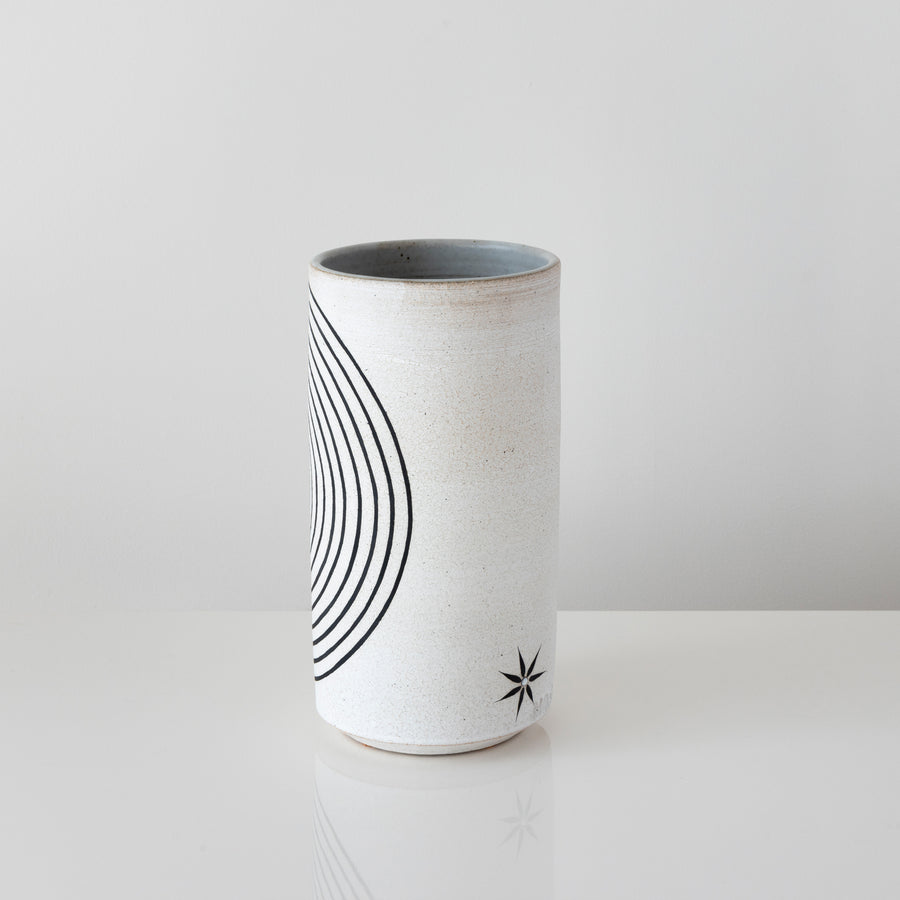 Tall Thin Rings Vase