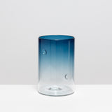 Dimple Vases in New Steel Blue