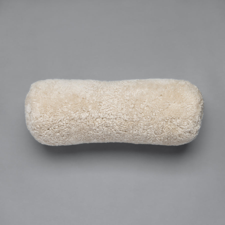 Short Wool Bolster Cushion