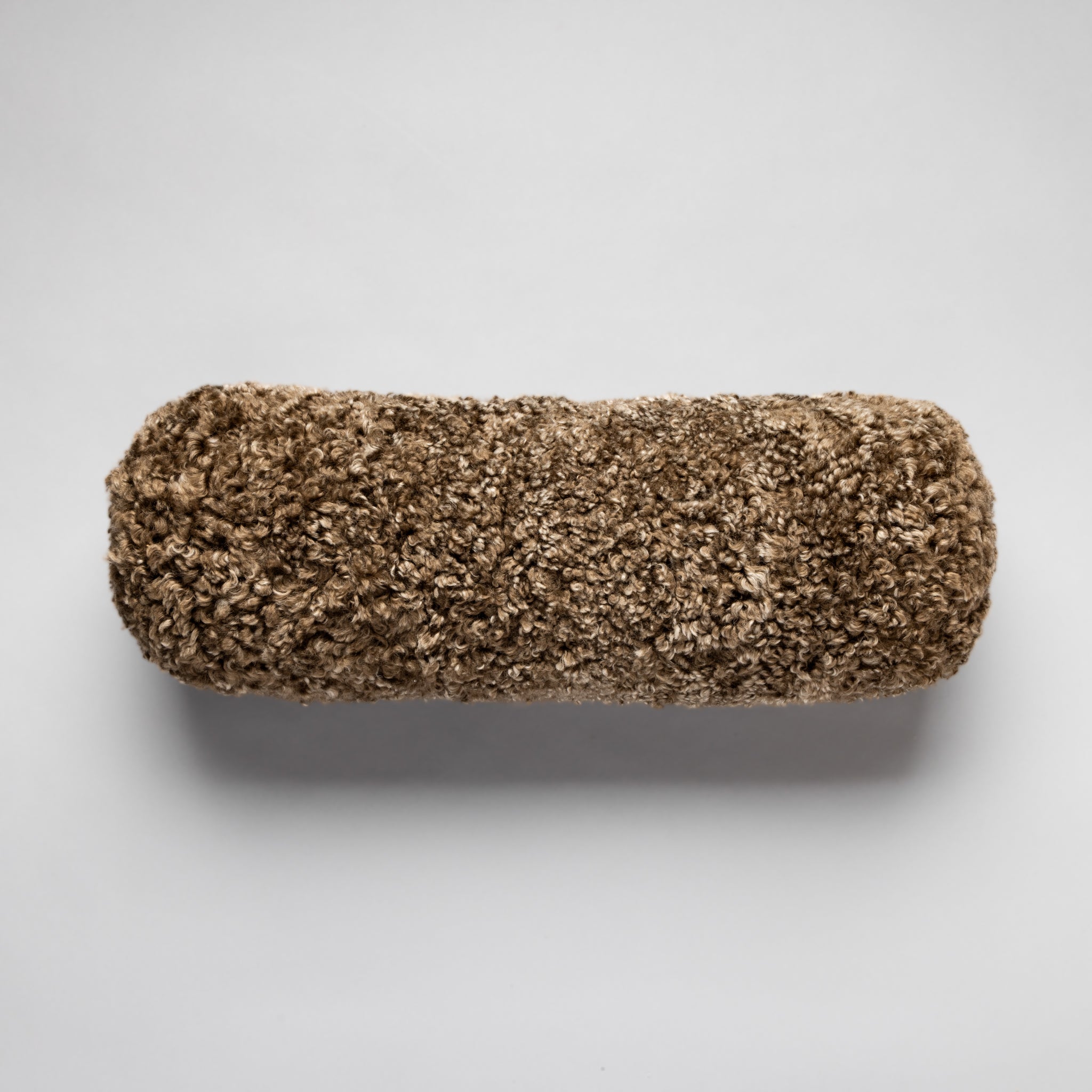 Short Wool Bolster Cushion