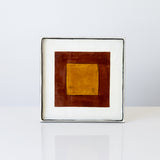 Square Plate in Cappuccino