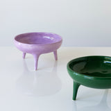 Tripod Bowl in Lavender or Summer Green