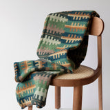 Double Cloth Throw in Forest Summer