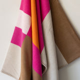 Bottoni Blanket in Peach Orange