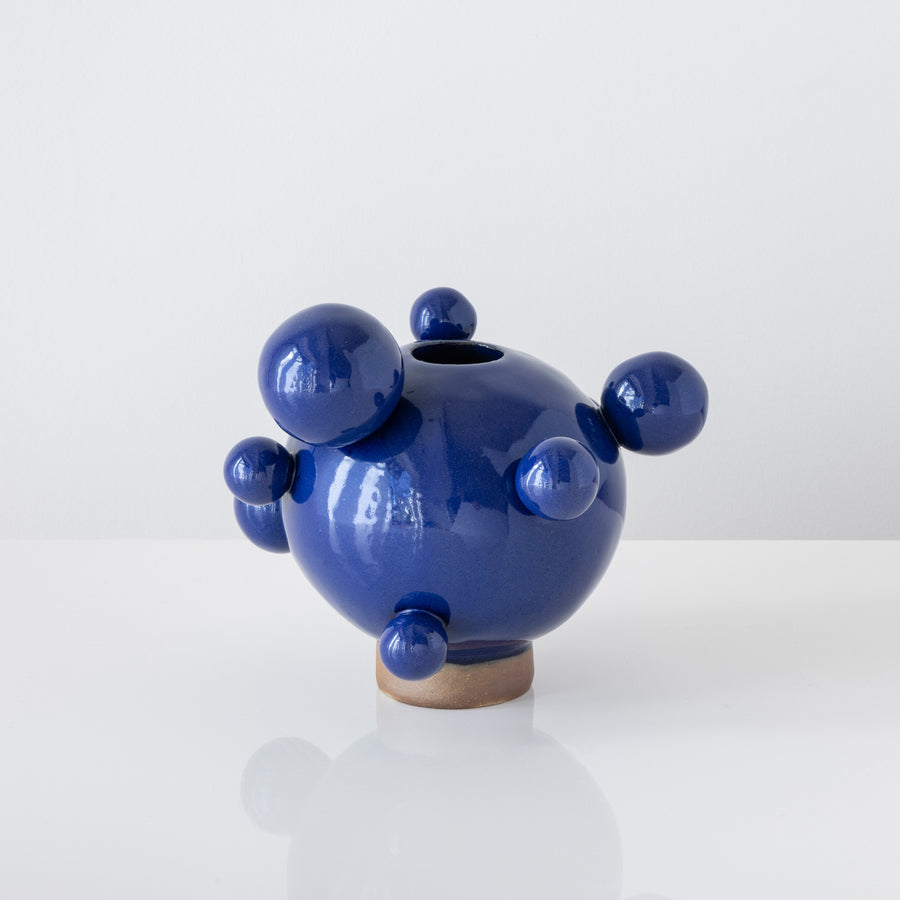 Glossy Blue Orbit Object