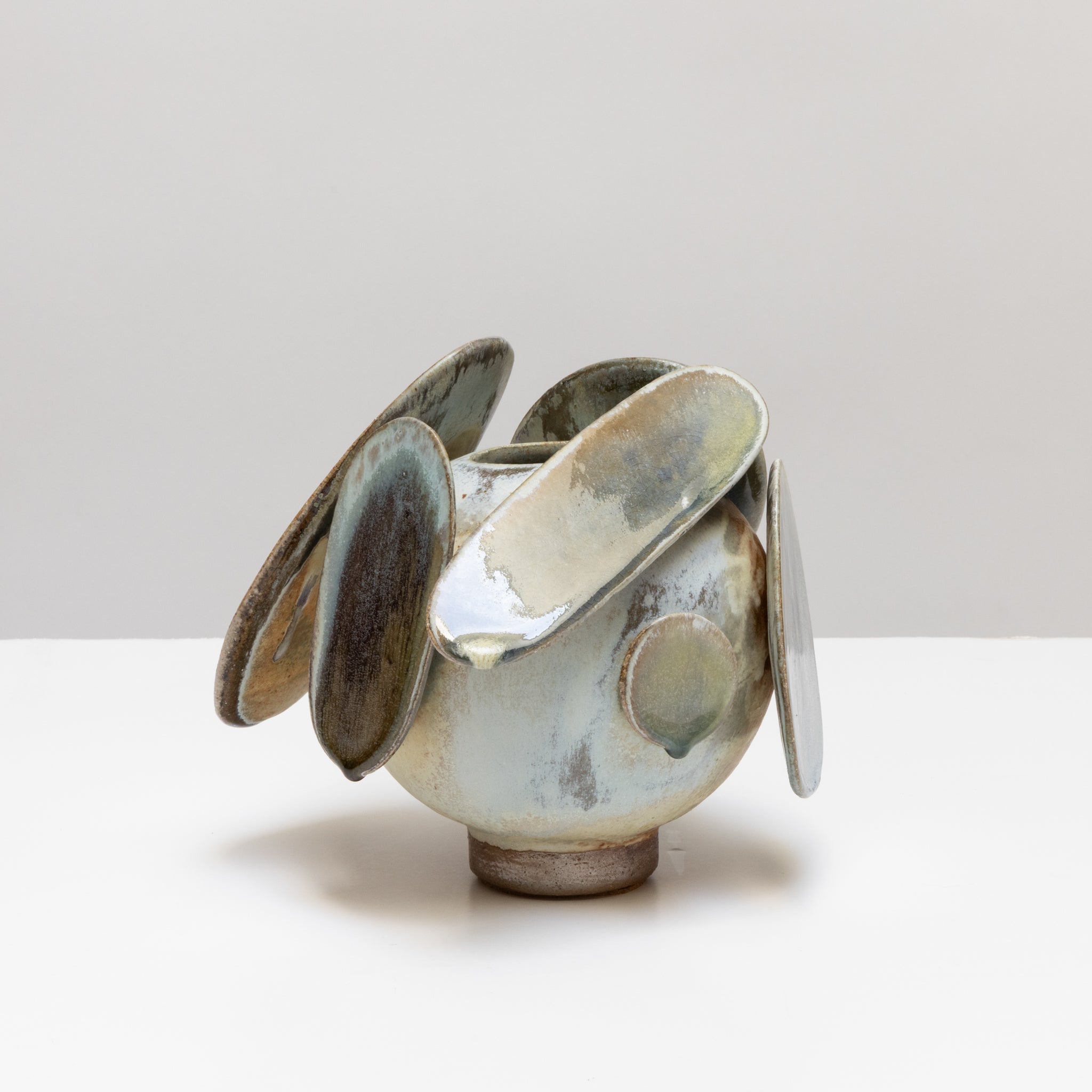 Geo Lichen Vessel in Sea Green