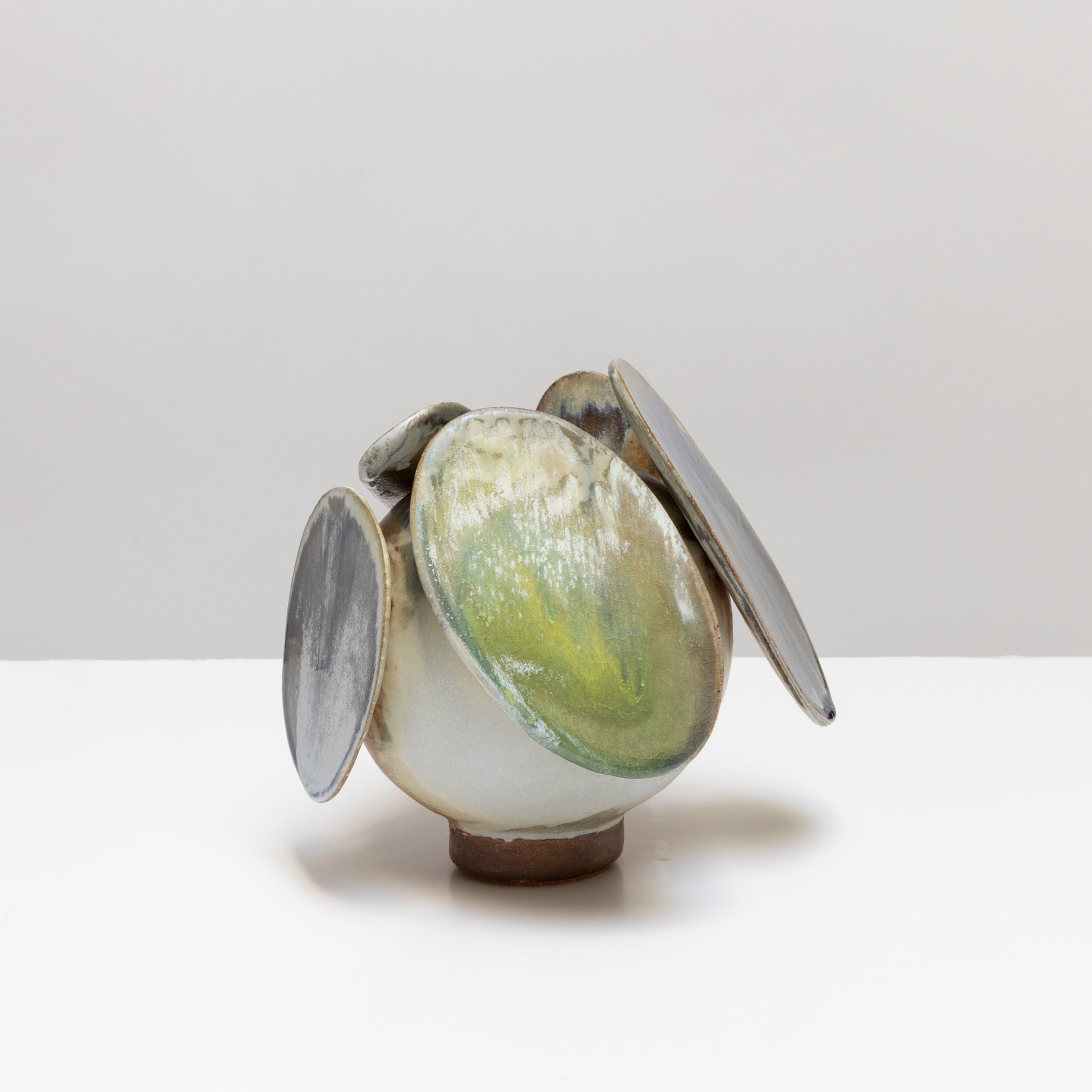 Geo Lichen Vessel in Sea Green