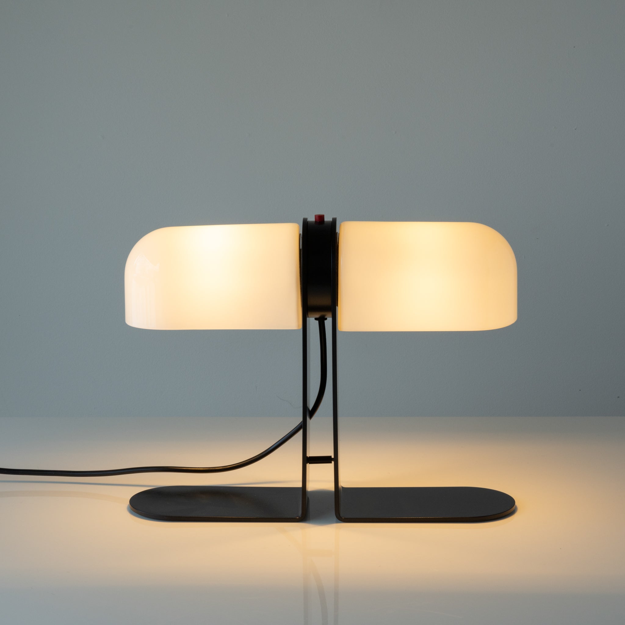 Duo Table Lamp in White