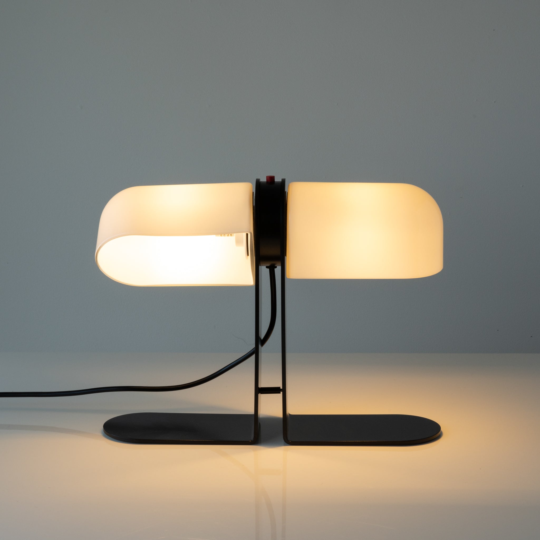 Duo Table Lamp in White