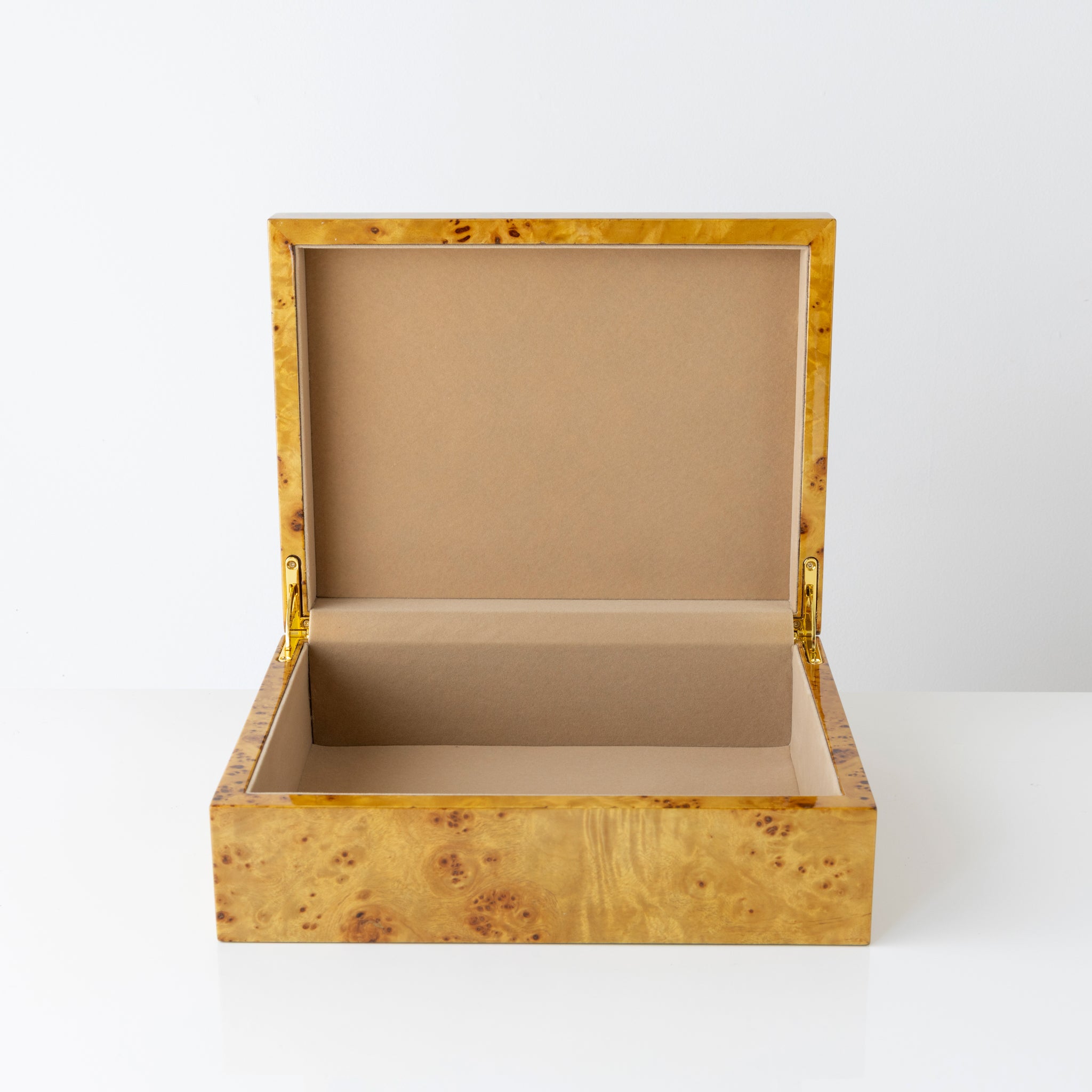 Natural Burl Wood Box