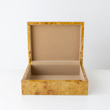 Natural Burl Wood Box