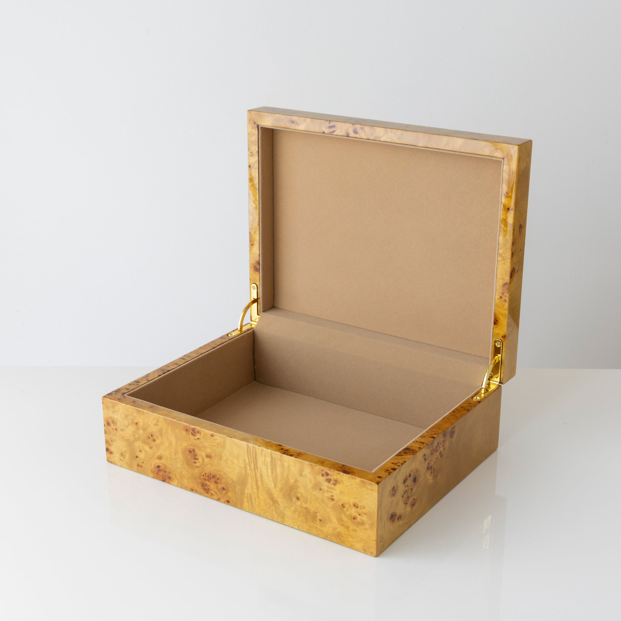 Natural Burl Wood Box