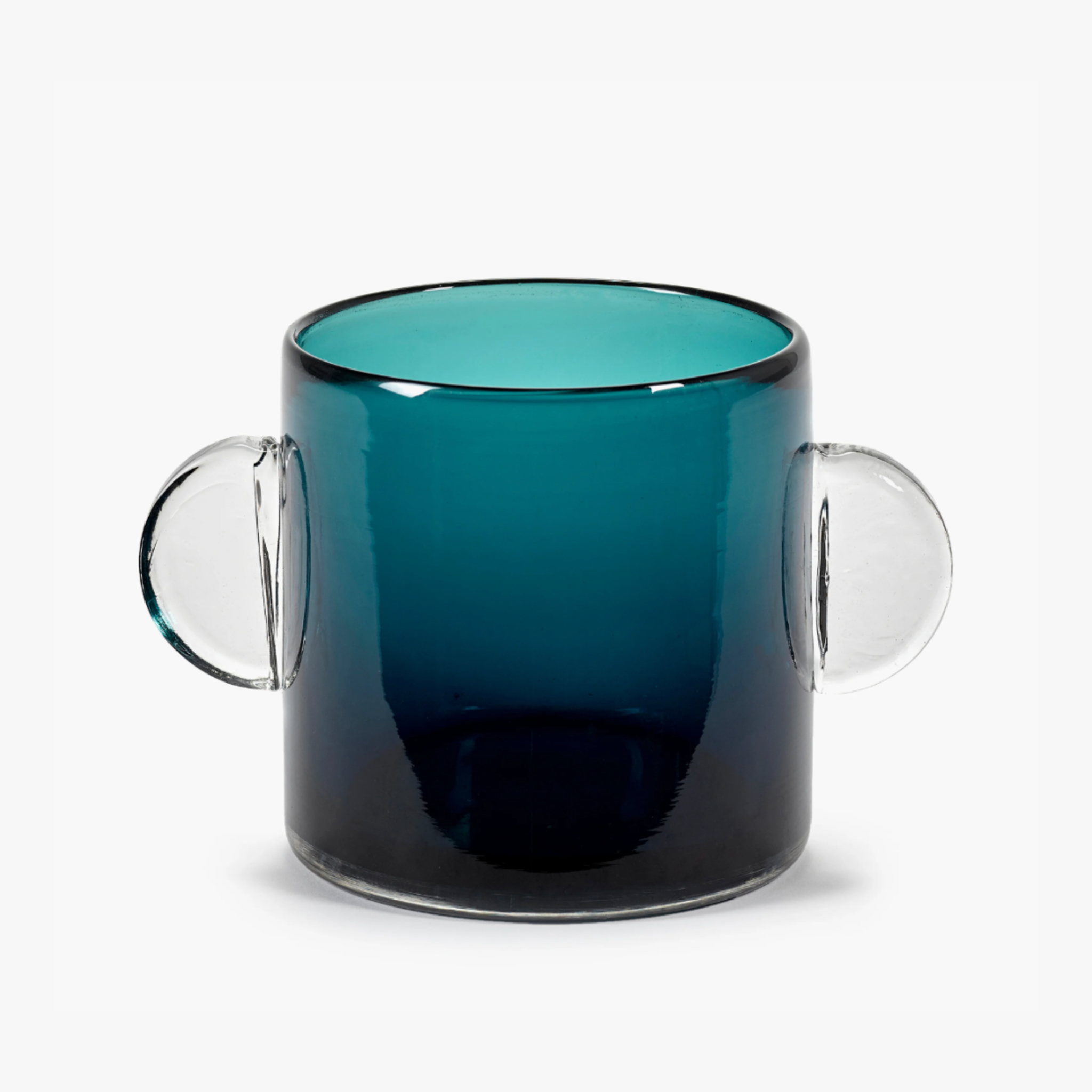 Wind and Fire Vase in Dark Blue