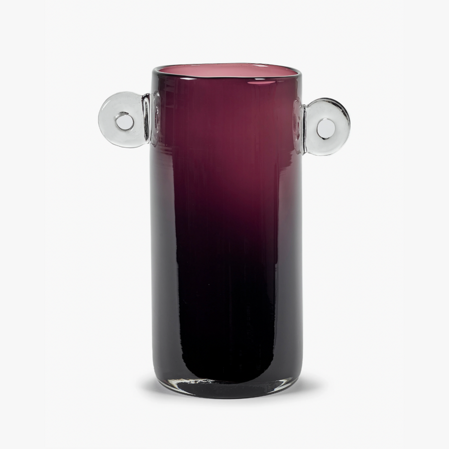 Wind and Fire Vase in Aubergine